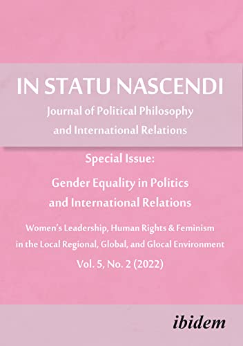 In Statu Nascendi: Vol. 5, No. 2 (2022) (English Edition)