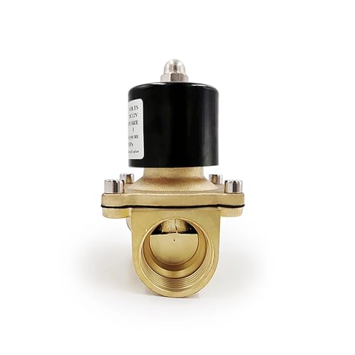 Électrovanne électrique 3/4 pouce N/C en laiton pour contrôle d'eau