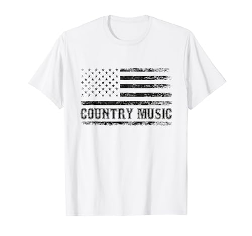 Country Music Bandera Americana Canción Amante USA Patriot Camiseta
