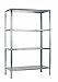 Produktbild SCHULTE Regalwelt Steckregal mit 4 PowerMAX Fachböden, 70 kg Tragkraft, 180x100x45 cm (HxBxT), verzinkt, Lagerregal, Werkstattregal, Kellerregal, Garagenregal, Metallregal