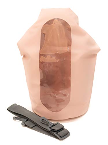 Nod products 5 Liter Rose Gold Fully Waterproof Lightweight Floating Dry Bag with Clear View Panel for Beach, Travel & Gifts