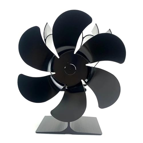 Ventilateur de brûleur à 6 lames pour poêle à bois et cheminée