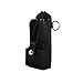 Boston Leather Radio Holder, Plain Black -