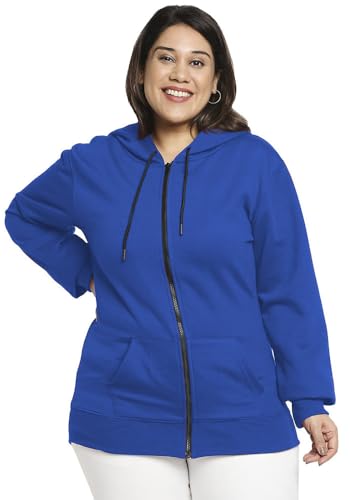 Image of Wear Your Opinion Women's Plus Size Fleece Zipper Hoodie Jacket