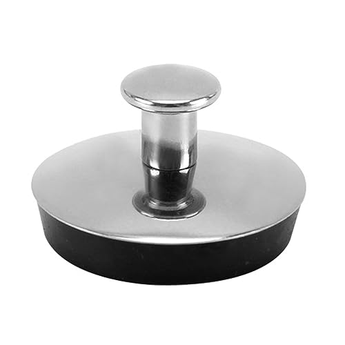 Mjaie Tapón de desagüe de acero inoxidable de repuesto universal para lavabo de cocina y lavabo, fiable, pequeño