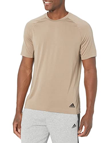 Tee-shirt de yoga pour homme adidas marron taille Small