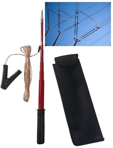 SXXZYAZJ High Voltage Discharge Stick, Portable Insulated Telescopic Rod for