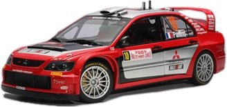 AUTOart 1/18 三菱 ランサーエボ Ⅵ WRC 訳あり ミニカー 1/18 オートアート 三菱 ランサーエボリューション6 WRC
