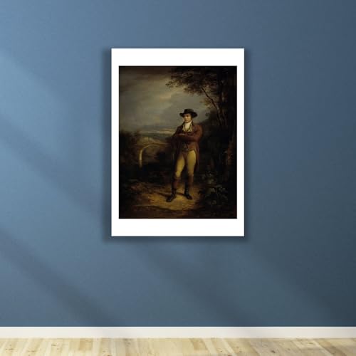Poète Robert Burns impression d'art mate pour décorer votre bibliothèque