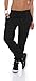 Produktbild Malito Damen Jogginghose im Classic Look | Sporthose in Unifarben | Baggy zum Tanzen | Sweatpants - Trainingshose H1206 (schwarz, XXL)