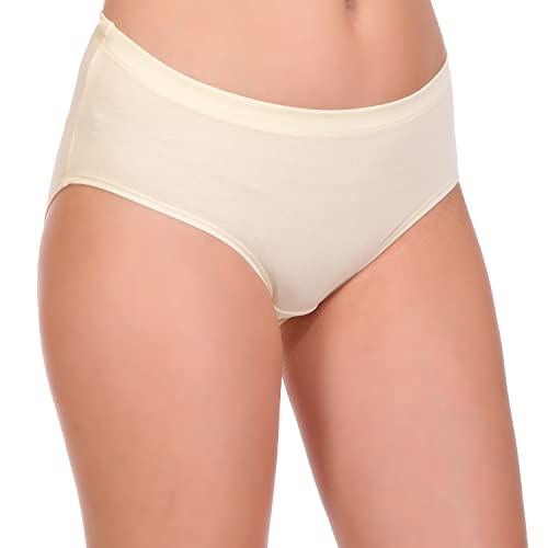 Image of SONA Women's Soft Cotton Inner Elastic Plain Daily Use Hipster Panties