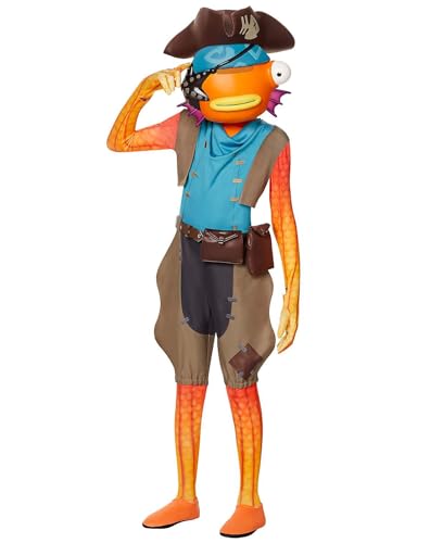 Spirit Halloween Boys Fortnite Fishstick Pirate Costume - L