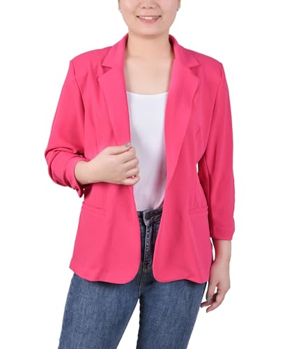 Womens Office Business One-Button Blazer