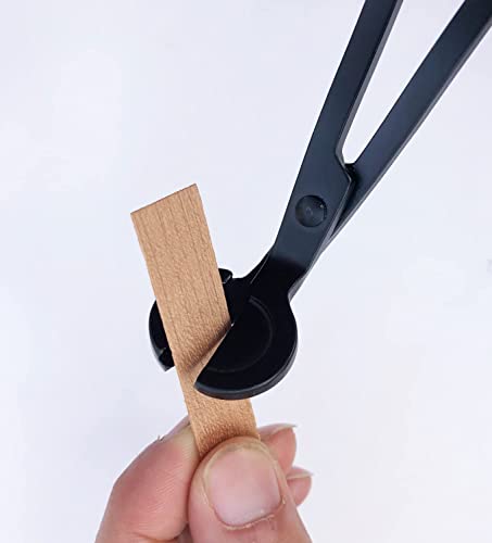 Kit de 230 mechas de madera y recortador para velas