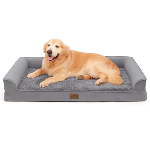 COZY KISS Orthopedic Dog Bed for Extra Large Dogs, U Shaped XXL 48x32 inch