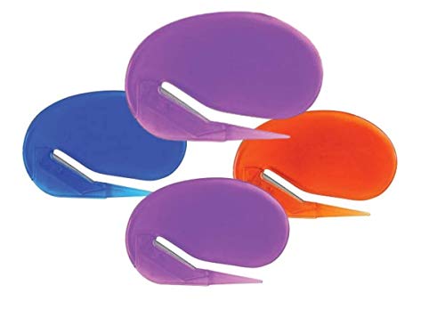 1InTheOffice Letter Opener, Plastic Envelope Slitter, 4 Pack
