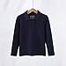 lollipopbear Polo Shirt Long Sleeve Shirt for School Girls Boys Polo Shirts Navy M