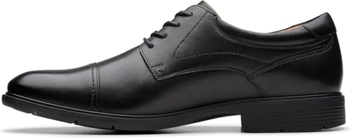 Clarks Clarks Men's Eldredge Cap Loafer, Black Leather, Size 11.5 Wide