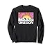Oregon Retro Vintage Mountains & Outdoors Wilderness State Sweatshirt