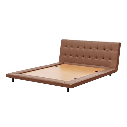 Image of Wakefit Somora Queen Size Non Storage Upholstered Bed