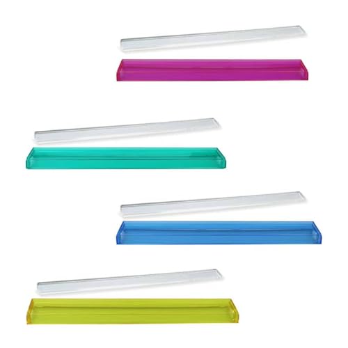 Set de 4 racks para Mahjong americano transparente