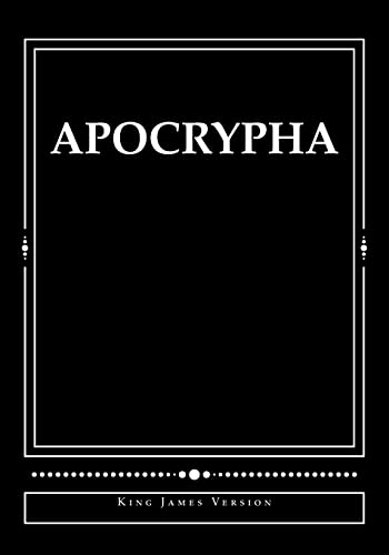 Apocrypha: King James Version 1480007994 Book Cover