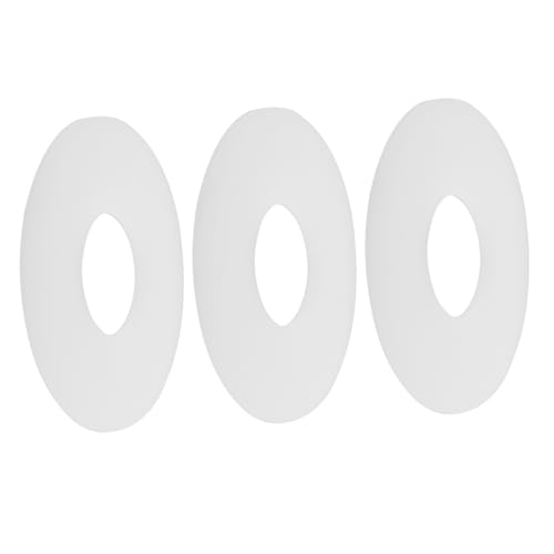 DIYEAH 3piezas Juntas De Silicona Para Válvula De Desagüe De Inodoro Anillos De Sellado Para Tanque De Inodoro Repuestos Para Baño Doméstico