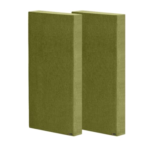 Image of Timber Acoustics | Soundproofing Broadband Absorbers | Rockwool | Pine-Wood | Room Acoustics & Soundproofing | 2' x 4' x 5 inch [Set of 2] NRC > 0.90 (Green)