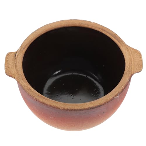 FIXOSHEE Casseruola Terracotta per Noodles e Stufati Design Orecchie Doppie Utensile per Cucina
