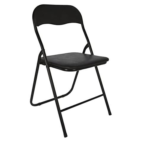 Chaise pliante Spetebo noire Cover