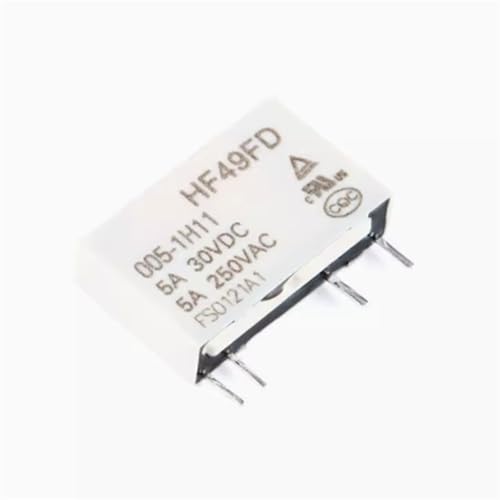 Relais puissance HF49FD 5V 12V 24V mini commutateur 4 broches 5A PCB