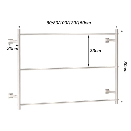 Percheros de lencería de pared con empalme perchero para ropa interior 3