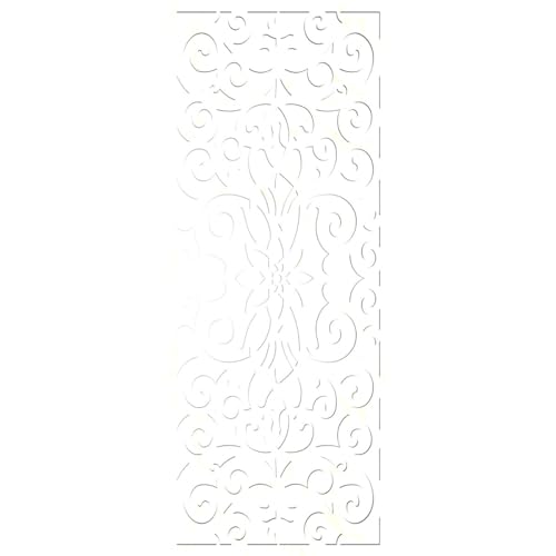 Image of Buel Decorative Pierced Fretwork Wood Wall Panels, 15 3 /8 inchW x 39 3 /8 inchH x 3 /8 inchT, Birch