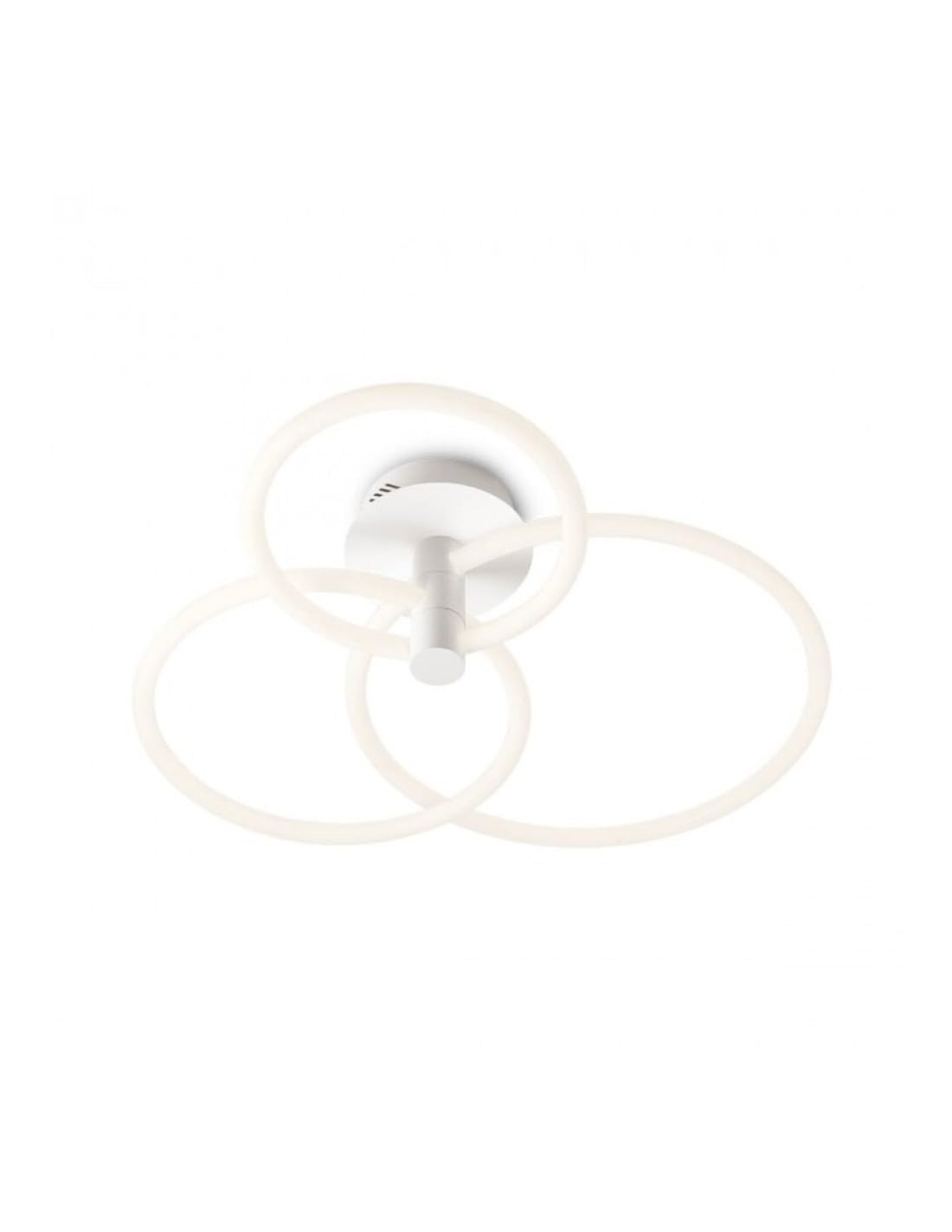 Generico Plafón LED de techo círculo diseño moderno blanco para salón, salón, comedor, dormitorio, entrada, pasillo, dormitorio RD-0085