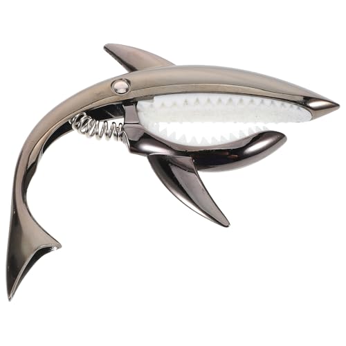 Cabilock Cejilla Guitarra Personalizada Diseño Tiburón Negro Capo para Guitarras Eléctricas Acústicas...