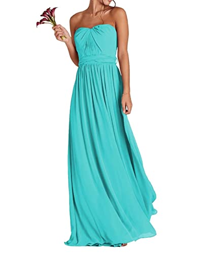 Robe de demoiselle d'honneur longue en mousseline de soie plissée C107 de haute couture