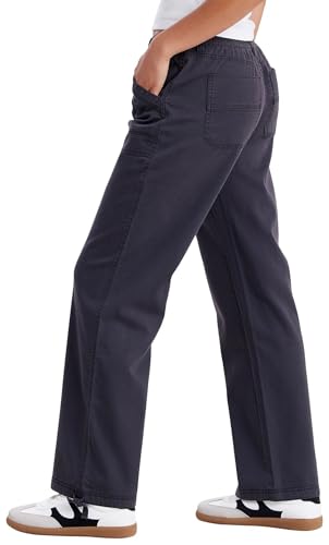 UNIONBAY Women's Drapey Woven Full Length Straight Leg Pant3