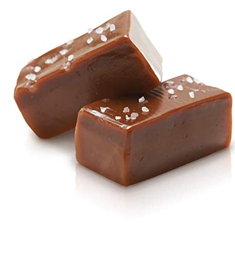 Abdallah Chocolates Sea Salt Caramels (two pack, two 8 oz packages)