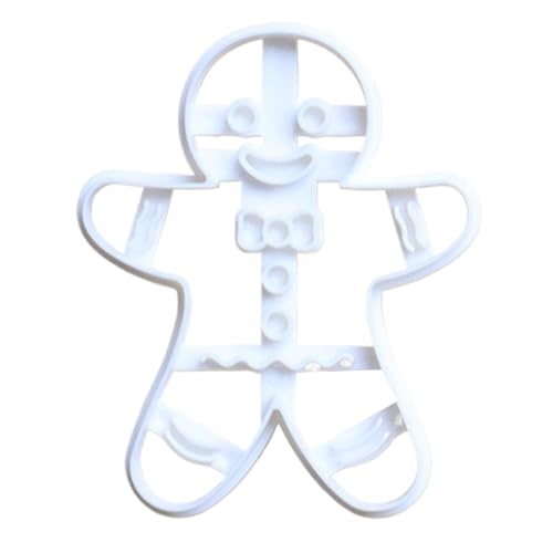 Catálogo de Moldes de galletas de jengibre - los preferidos. 44 Molde para galletas de jengibre, cortador de galletas de hombre de jengibre - Molde de sello de relieve navideño | Cortadores de galletas decorativos con forma de hombre de...