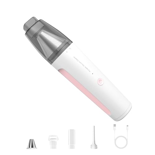 FANSHINUO Voiture sans fil 13 000 Pa puissante aspiration 2 modes réglables Design compact pour abstrait dans les espaces restreints