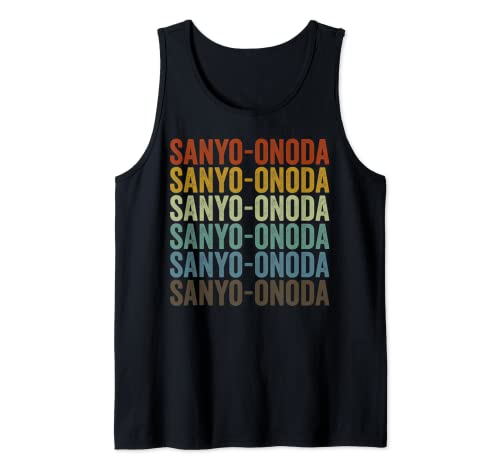 Sanyo-Onoda Japan Japanese City Tank Top