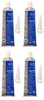 Food Grade NSF FDA RTV Silicone Sealant Adhesive White 2.8oz (F?ur ???k)