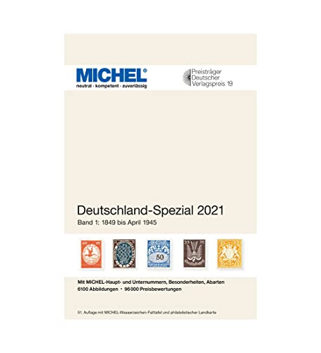 Goldhahn MICHEL Katalog Deutschland-Spezial 2021 Band 1 in Farbe...