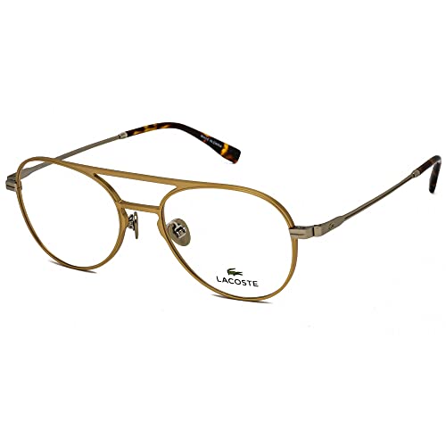 Lacoste L2274E 714 Gold Eyewear Man Alluminio, Oval, 53