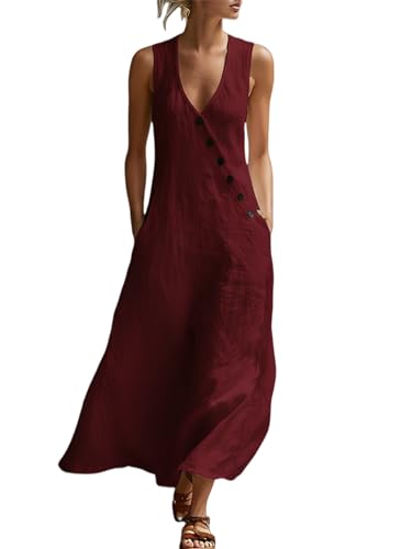 Robe de plage style maxi en coton fluide pour vos journées ensoleillées