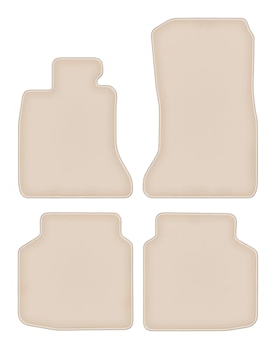 Tapis de voiture en velours beige pour BMW Série 7 F02 Limousine