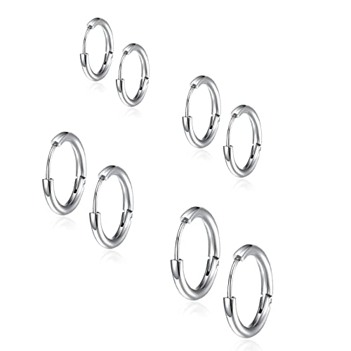 hoop earrings titanium