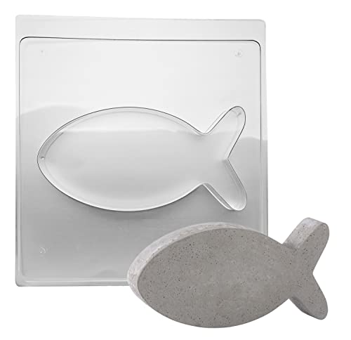 Rayher 36084000 Gießform Fisch, 25 x 12,5 cm, Tiefe 4 cm, Material PET,...