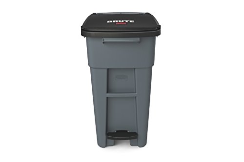 Rubbermaid Commercial Products 1971944 Brute Step-On Rollout Trash/Garbage Can/Bin With Wheels thumb #1