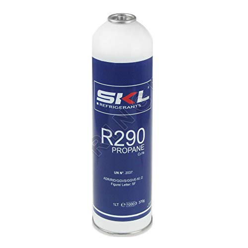 R290 Propan Kältemittel, Kühlgas, 370 g Flasche Cover